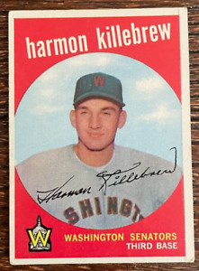 HARMON KILLEBREW  1959 TOPPS "HIGH NUMBER"  Card - SLIGHT WEAR - VINTAGE!