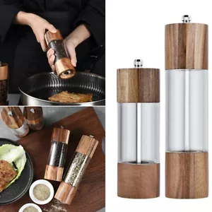 Cooks Professional Manual Salt And Pepper Mill Grinder Shaker Tall/Short - Picture 1 of 20