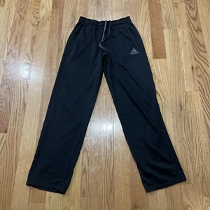 Adidas Climacool 3 Stripe Pants Mens Sz Medium Black Gray Track Joggers Soccer - Picture 1 of 8