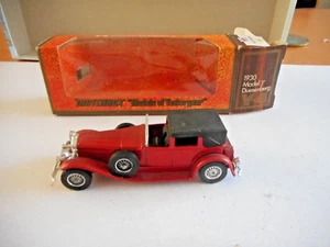 Matchbox Models of Yesteryear Y-4 1930 Model J Duesenberg 1:43 + box - Picture 1 of 11