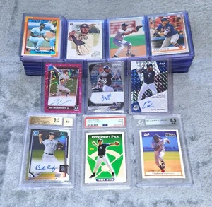 HUGE Baseball Rookie 150 Card Auto Lot PSA BGS 9.5 10 Parallels #ed Jeter Tatis - Picture 1 of 18