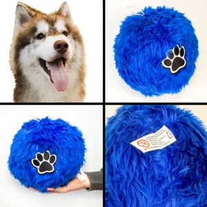 NEW - Soft Fluffy Ball per cani Siberian Husky - palla taglia grande - Foto 1 di 5
