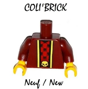 Lego 973pb1873 - 1x Torse Corps Minifig Torso Body skull Pattern - 76382 Neuf - Imagen 1 de 1
