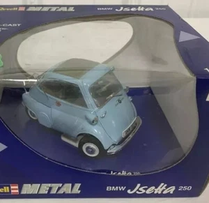 REVELL BMW JSETTA 250 in box diecast 1:18, rare light blue color - Picture 1 of 9