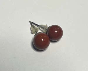 Best Quality Red Jasper Earrings - Picture 1 of 2