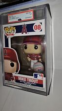 Funko POP! MLB Angels: Mike Trout (Red Jersey) PSA GRADED 8.5 NM - MT+