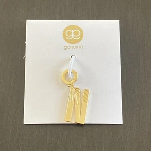 Ciondolo Parker alfabeto placcato oro 18K - N - Foto 1 di 8