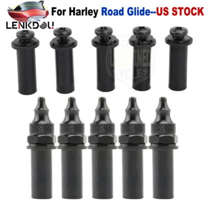 Kit de 5 tornillos de tuerca para parabrisas para Harley Road Glide FLTR  Foto 1 de 4
