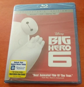 Big Hero 6 Blu-ray Walt Disney Ryan Potter Jamie Chung Maya Rudolph Stan Lee - Picture 1 of 5