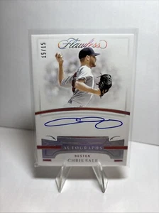 CHRIS SALE 2021 PANINI FLAWLESS NO. FA-CS 15/15 AUTO Red Sox Rare! 🔥🔥 - Picture 1 of 2