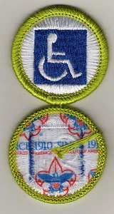 Insignia de mérito de concienciación sobre discapacidad, tipo L, parte posterior "desde 1910" (2012-24) - Imagen 1 de 1