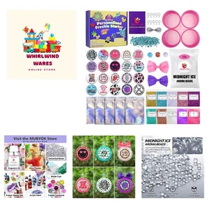 M436 Car Freshie Supplies Starter Kit with 1LB Scented Aroma Beads,4 inch Cir... - Picture 1 of 7