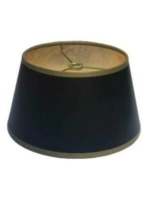 Shallow Tapered Drum Vintage Baldwin Bouillotte Lampshade - Image 1 of 4