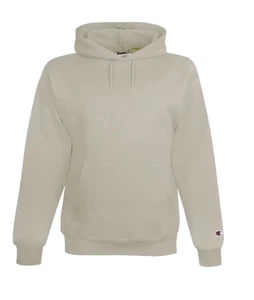 NEW SMALL Champion Men Hooded Long Sleeve Hoodie Sweatshirt S700 Color: SAND - Picture 1 of 2