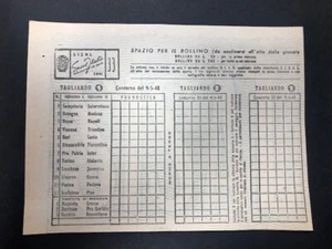 SCHEDINA TOTOCALCIO 1947/48 CONCORSO n° 33 DEL 09-05-48 NUOVA RARA - Imagen 1 de 2