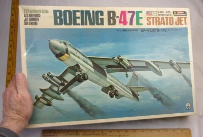 Boeing B-47E Strato Jet Model kit Hasegawa 1:72 Very Large! New/Open NOS - Image 1 of 4