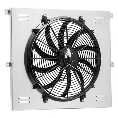 Aluminum Shroud Fan+Relay For 1953-1956 54 Ford F-100 F-250 Pickup Trucks L6 V8 - Image 1 of 4