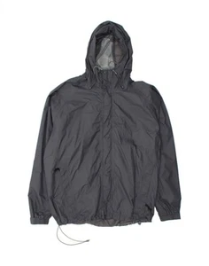 L.L.BEAN Mens Hooded Rain Jacket UK 42 XL Grey Nylon DD38 - Picture 1 of 3