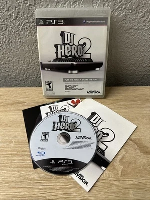 DJ Hero 2 (Sony PlayStation 3, 2010) – Complete In Box (CIB), Tested & Working ✅ - Image 1 of 4