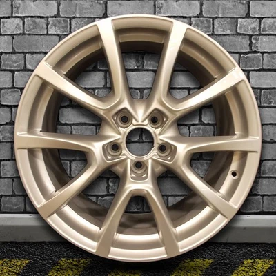 Bright Fine Metallic Silver Full Face Factory Wheel for 2009-2017 Audi Q5 - 18X8 Foto 1 de 3