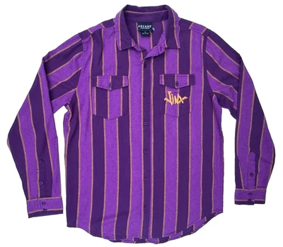 Póster de League of Legends Arcane Jinx Wanted franela unisex a rayas talla mediana NUEVO Foto 1 de 4