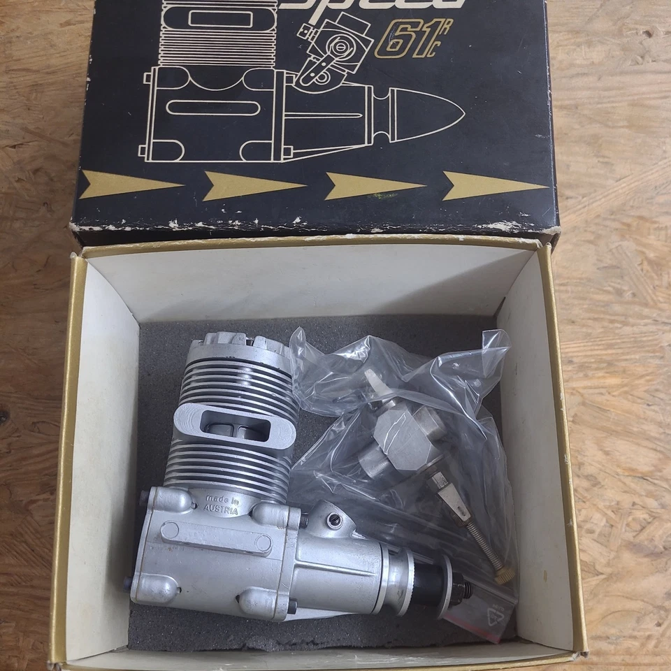 Webra Speed 61 F ● Methanol Modellmotor für Modellflugzeug  - Bild 1 von 4