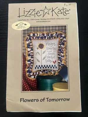 Lizzie Kate Flowers of Tomorrow Cross Stitch Pattern Sunflower #015 - Image 1 of 3