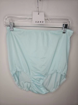 JcPenny 尼龙浅蓝色内裤蕾丝细节 40 码 — 第 1/4 张图片