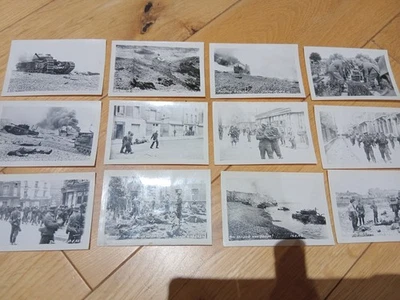 Genuine Black And White photographs  of the German Army failing at Dieppe x 12 - Image 1 of 3