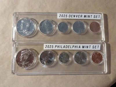 FOR THE COLLECTOR 2025 CLAD MINT SET 10 PCS. BRILLIANT UNCIRCULATED W/LABELS  - Image 1 of 4