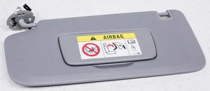 OEM GMC Acadia Front Left Driver Side Sun Visor 84548089 (Gray, Cloth) - Picture 1 of 3