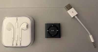 NEW -Apple iPod Shuffle 4th Gen SLATE COLOR (2 GB) -NEW BATTERY INSTALLED - Image 1 of 2