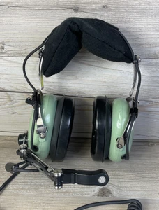 David Clark H10-76 Aviation Pilot Headset GREAT CONDITION Untested DC-47 Mic - Picture 1 of 19