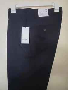 2 Pair NEW GOODFELLOW & CO. Men's Slim Trousers Flat Front Size 32X30 Navy Blue - Picture 1 of 5