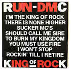 RUN DMC - Jam Master Jay / King Of Rock - 7'' Vinyl  Record Single 1986