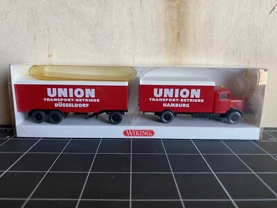 Camión y remolque WIKING 8860430 Büssing 8000 - Transporte UNION - 1:87 HO Foto 1 de 4