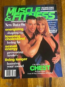 MUSCLE & FITNESS bodybuilding magazine JEAN CLAUDE VAN DAMME & CORY EVERSON 9-91 - Picture 1 of 5
