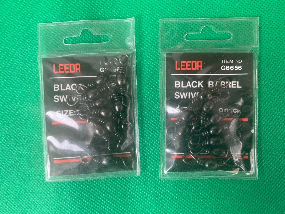 Barril giratorio negro Leeda talla 2 no 6656 pequeño. 2 paquetes de 9 a paquete Foto 1 de 1