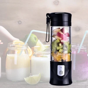 Portable Juice Blender Maker Cup Electric USB Rechargeable Bottle Shaker Gift - Picture 1 of 9