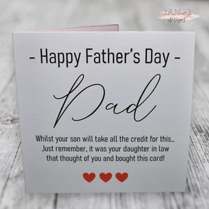 Personalised Father's Day Card Fathers Dad Birthday Joke Funny - Picture 1 of 9