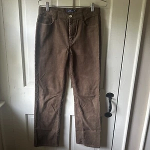 Vineyard Vines Boy Unisex Corduroy Pants Sz 14 Brown 5 Pocket Classic Fit Cotton - Picture 1 of 5