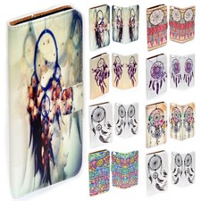 For Huawei Series - Dream Catcher Print Flip Case Wallet Mobile Phone Cover #1