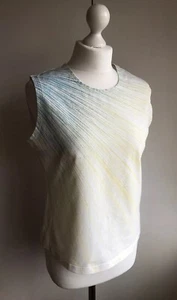 M&S Damen Weiß Mix Stretchig Baumwollmischung Stretchig Top Gr. 18 - Bild 1 von 11