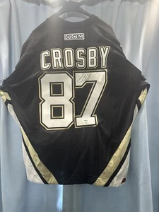 Sidney Crosby “A” Assistant Captain Pittsburgh Penguins Jersey Signed With COA - Picture 1 of 6