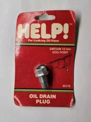 Tapón de drenaje de aceite Dorman Motormite 65178 Datsun Nissan 12 mm punto para perro Foto 1 de 2