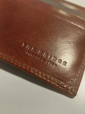 portafogli in vera pelle The Bridge nuovo - Immagine 1 di 4