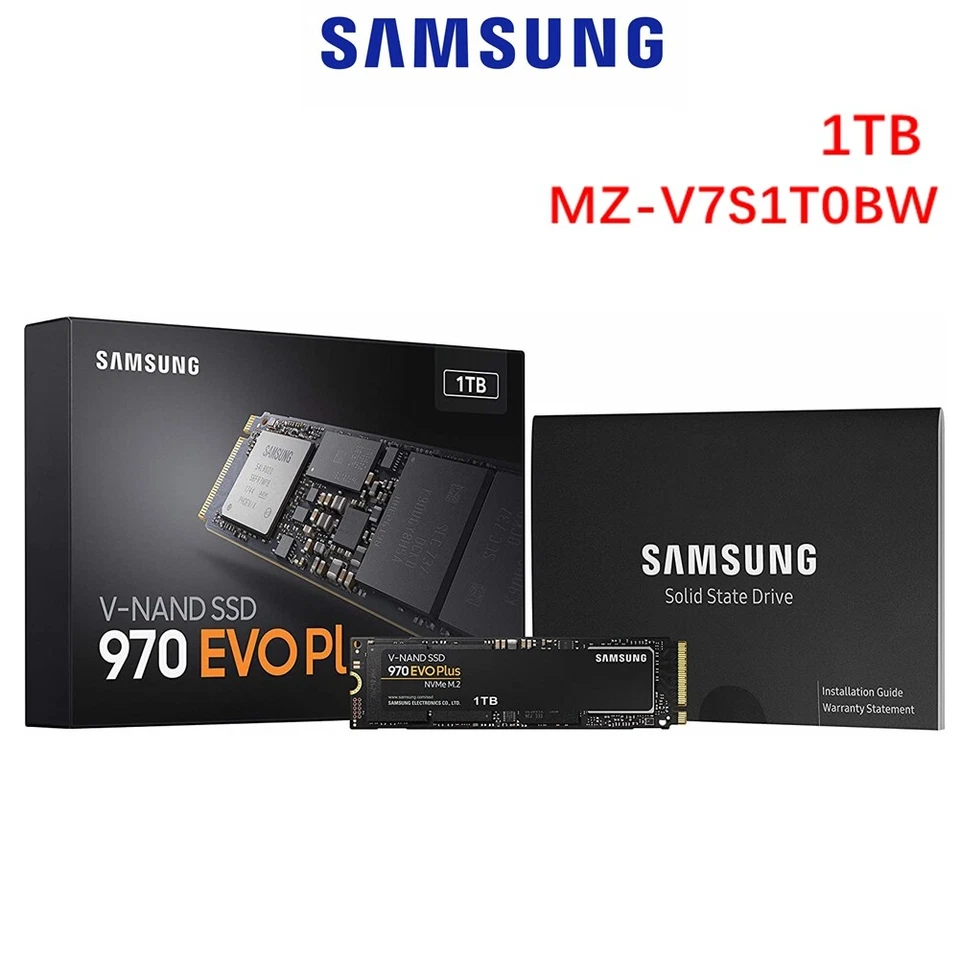 Samsung 970 EVO Plus 1TB V-NAND 3-bit MLC M.2 SSD MZ-V7S1T0BW