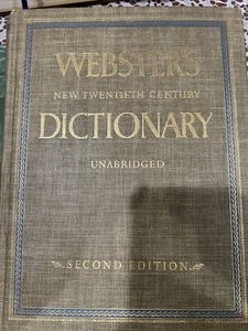 Webster's New Twentieth Century Dictionary - Unabridged 2nd Edition (1964) Vtg. - Picture 1 of 5