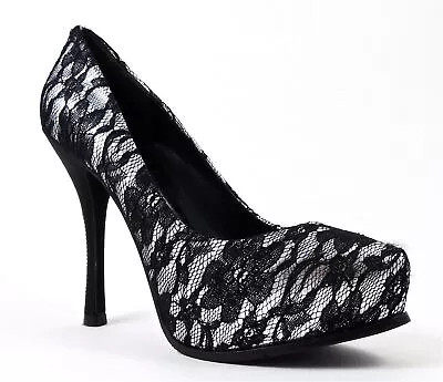 Guess By Marciano Women's Geng2 Classic Platform Pumps Black Multi 8 M - Image 1 of 4