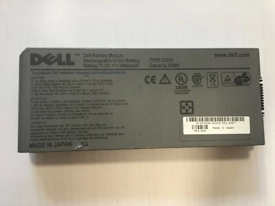 Dell Battery Module C5531 53WH 11.1V 4800mAH warranty - Image 1 of 2